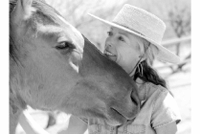 Karen Pomroy and friend