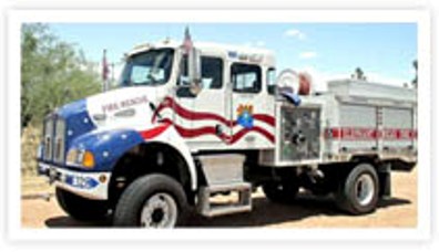 Elephant head fire truck