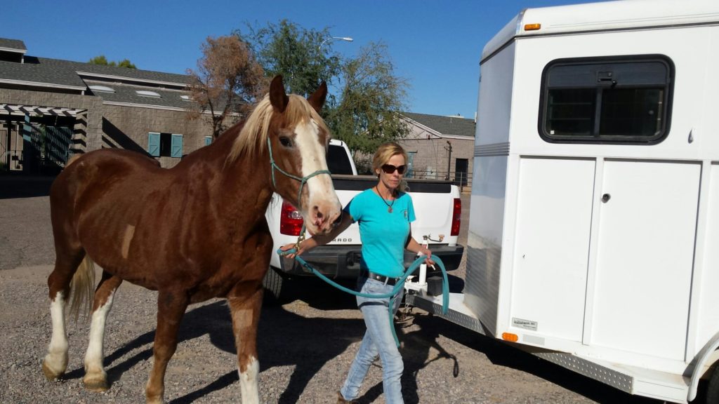 Little Miss and karen leaving the hospital