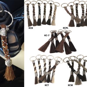 Cowboy Collectibles Horsehair Keychain