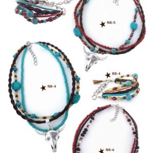 Cowboy Collectibles Horsehair Longhorn Necklace